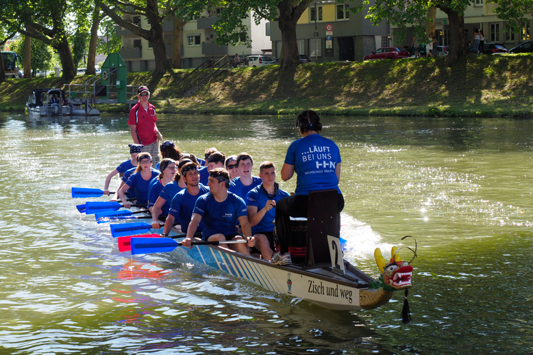 Hochschulcup: HHN-Team beim Böckinger Drachenboot-Cup 2019